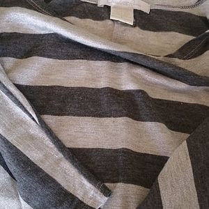 Charlotte Russe Metallic Silver/Gray Blouse Size S